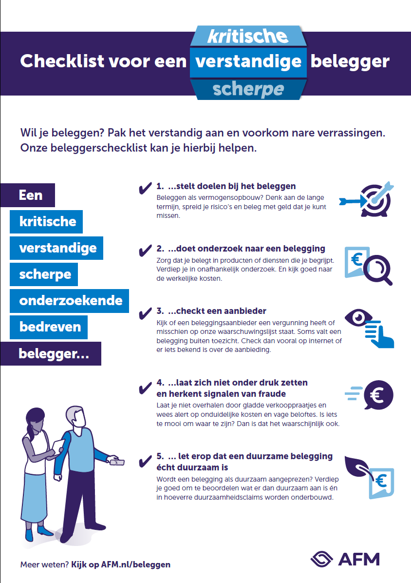 checklist beleggen