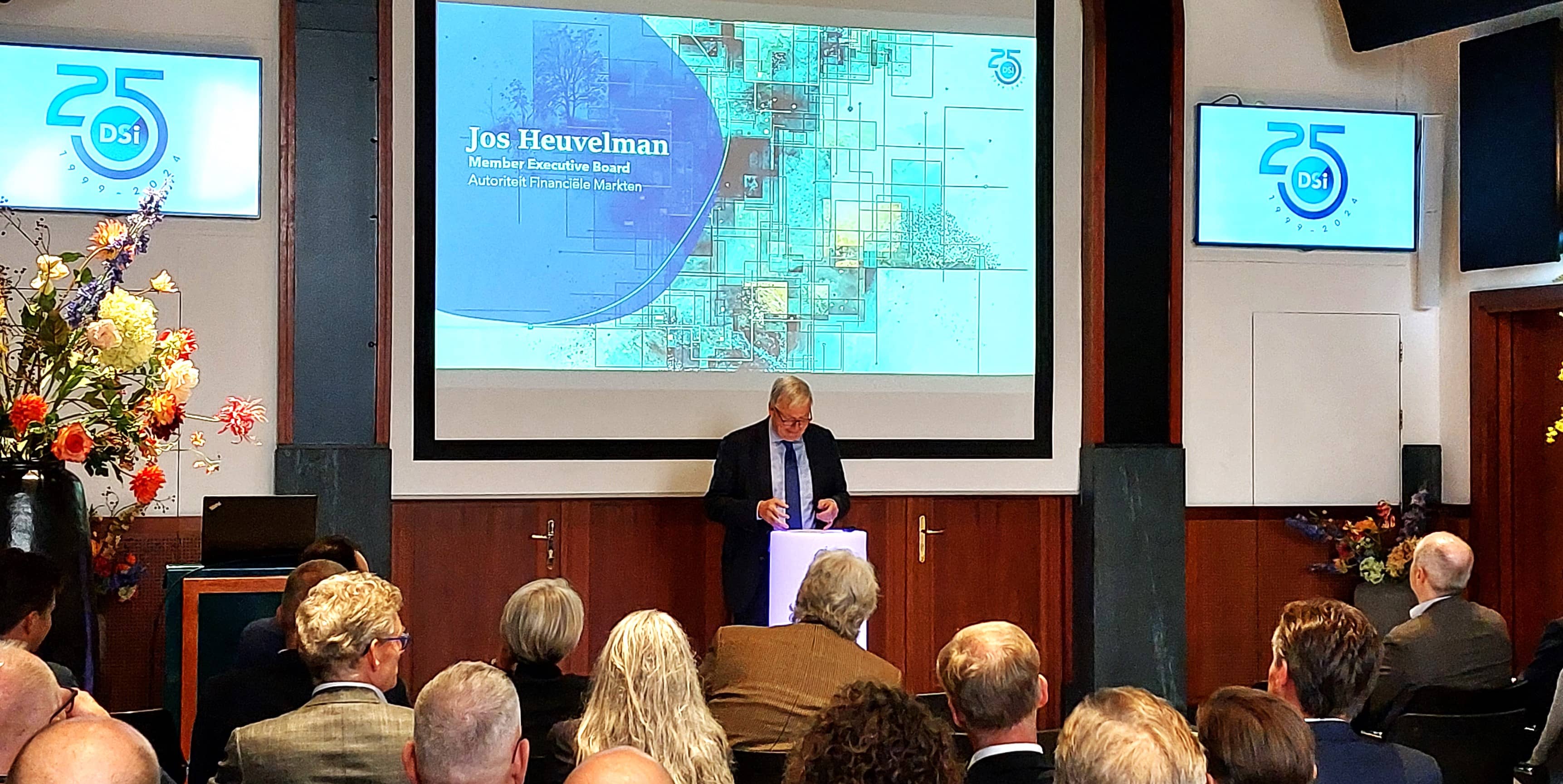Jos Heuvelman op 25-jarig jubileum DSI