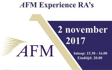 Banner over AFM Experience voor registeraccountants