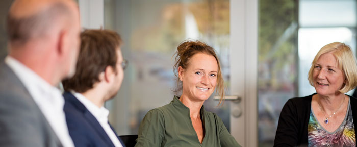 Sfeerfoto van AFM-collega